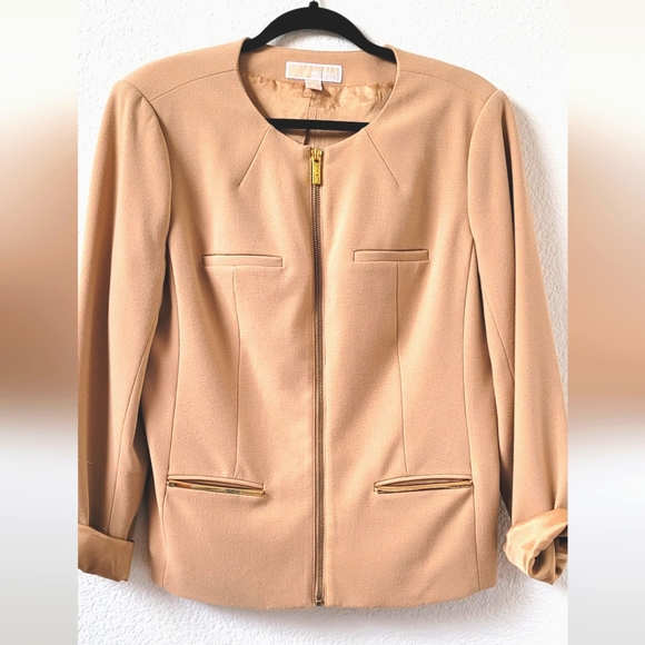 Michael Kors Tan Blazer Jacket - Picture 1 of 6